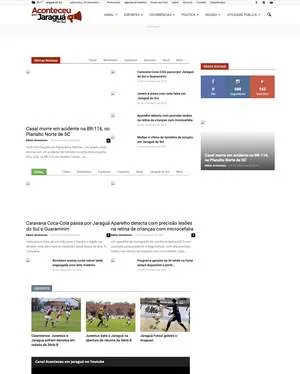 Aconteceu em Jaraguá como site independente em 2016